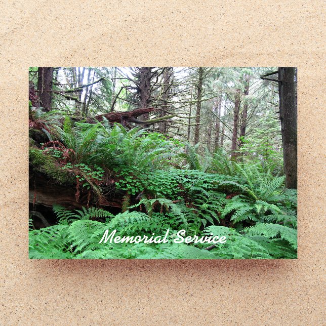 Memorial Service Invitation - Peaceful Invitation (Creator Uploaded)