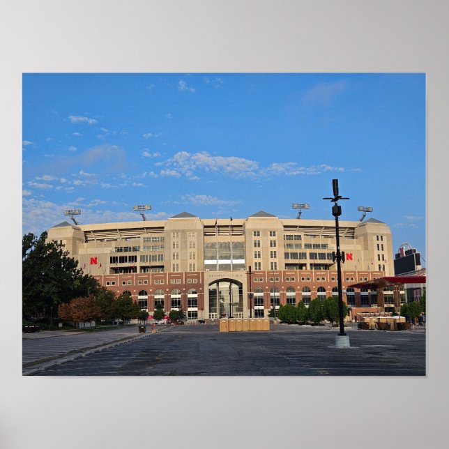 Memorial Stadium Lincoln Nebraska Wall Poster (Front)