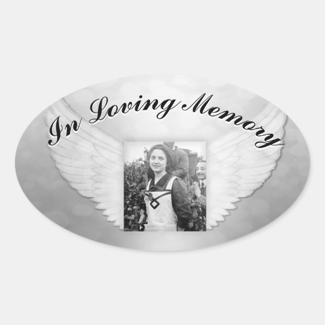Memorial Sticker - Add Photo (Front)