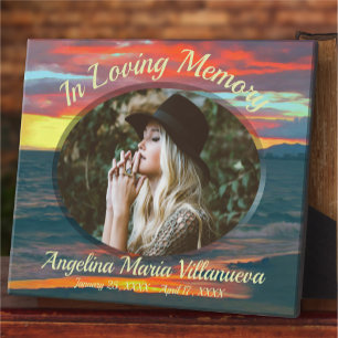 Memorial Sunset Day 1490 Plaque