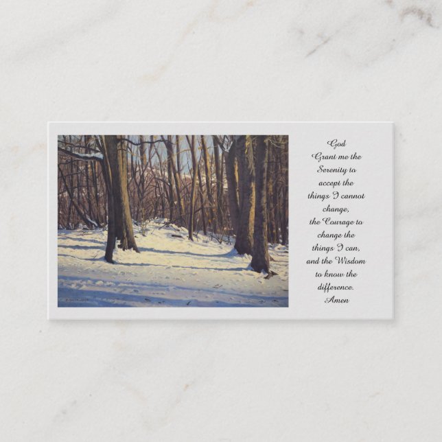 Memorial Sympathy Picture Prayer Card (Front)