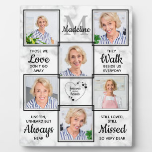 Memorial Sympathy Quote 6 Photo In Loving Memory Plaque