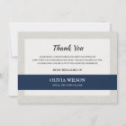 Memorial Thank You Card