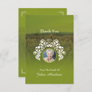Memorial Thank You Card