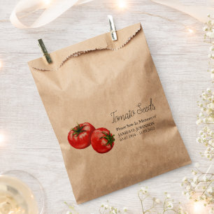 Memorial Tomato Seed Funeral Favour Bags