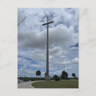 Memorial Version 1565 Wooden Cross Postcard