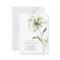 Memorial Watercolor Flower Botanicals Elegant Chic