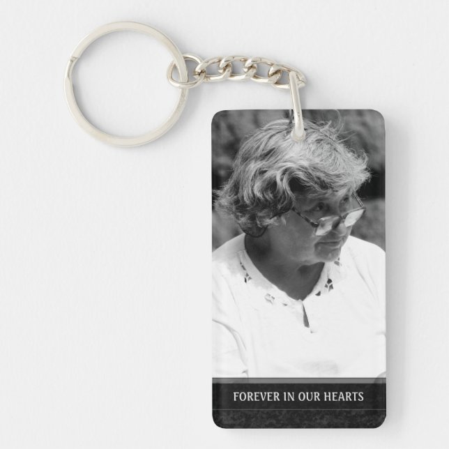 Memorial  - White Back - Missed Beyond Measure Key Ring (Front)