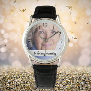Memorial wife photo watch