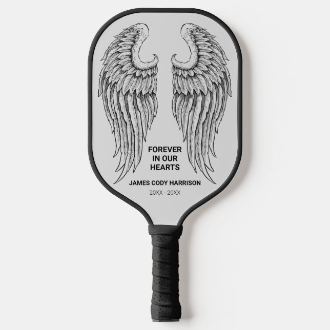Memorial Wings Personalised Pickleball Paddle (Front)