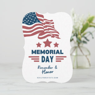 #MemorialDayRemember&HonorInvitation Invitation