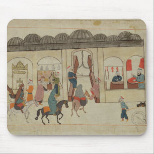 Memorie Turchesche' depicting market in Mouse Mat