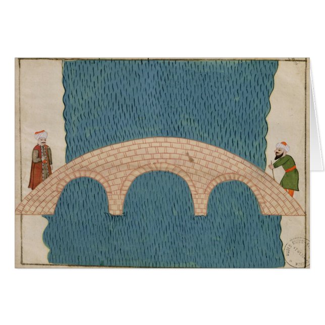 Memorie Turchesche' depicting the Galata Bridge (Front Horizontal)