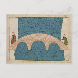 Memorie Turchesche' depicting the Galata Bridge Postcard