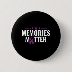 Memories - Alzheimers Awareness Dementia 6 Cm Round Badge
