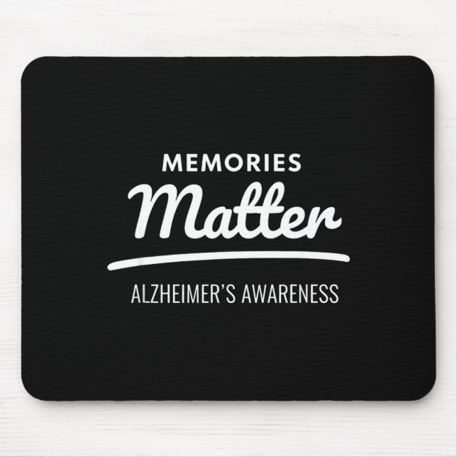 Memories alzheimer's awareness  mouse mat (Front)