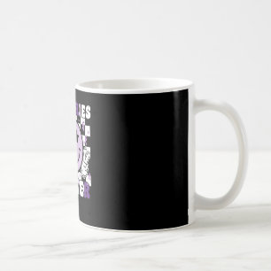Memories alzheimer's awareness purple ribbon  coffee mug