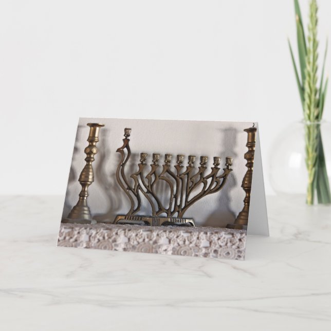 Memories and Menorahs Holiday Card (Front)