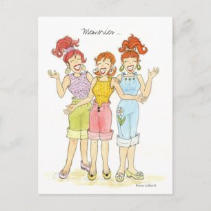 Memories are forever. postcard