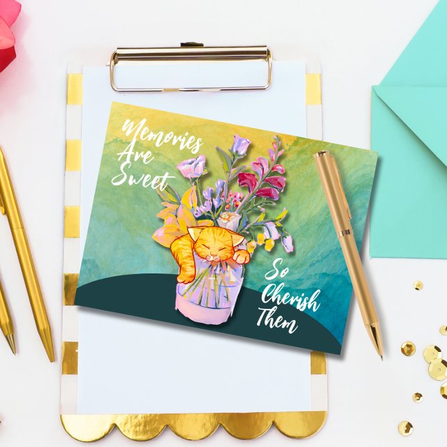Memories Are Sweet So Cherish Them Postcard (Creator Uploaded)