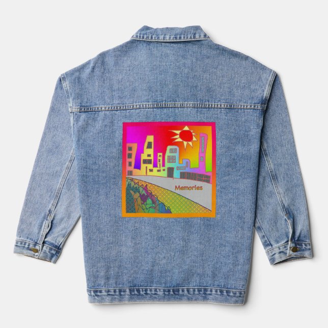 Memories  denim jacket (Back)