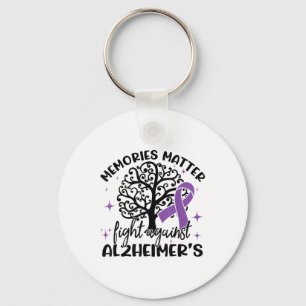 Memories Fight Against Heimers Awareness Dementia Key Ring