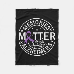Memories Fight Against Heimers Fleece Blanket