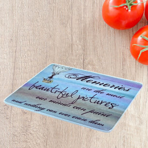 Memories Glass Cutting Board