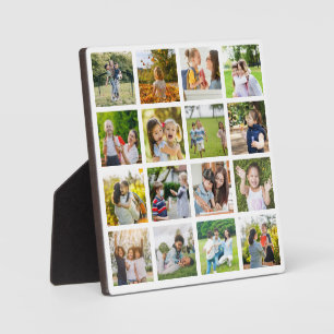Memories in Motion: Customisable 16 Photo Collage Plaque