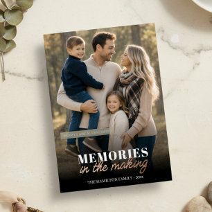 Memories in the Making Seasonal Photo Foil Holiday Card