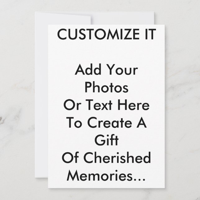 Memories Invitation (Front)