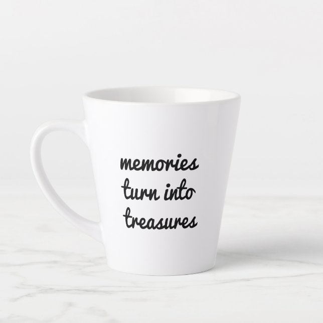 Memories Latte Mug (Left)