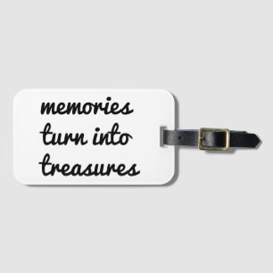 Memories Luggage Tag