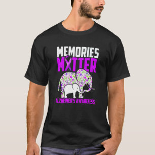 Memories Matter Alzheimer´s Awareness Elephant T-Shirt