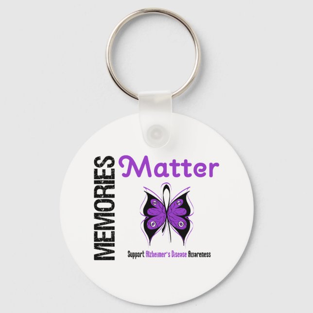 Memories Matter Alzheimer's Disease Key Ring (Front)