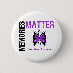 Memories Matters v2 Alzheimer's Disease 6 Cm Round Badge