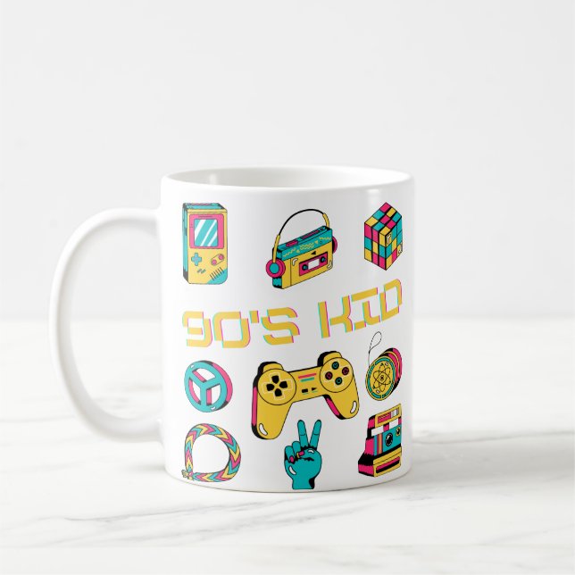 Memories of 90s KID Coffee Mug (Left)