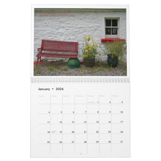 Memories of Ireland Calendar (Jan 2026)