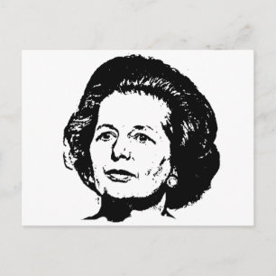 Memories of Margaret Thatcher Postcard