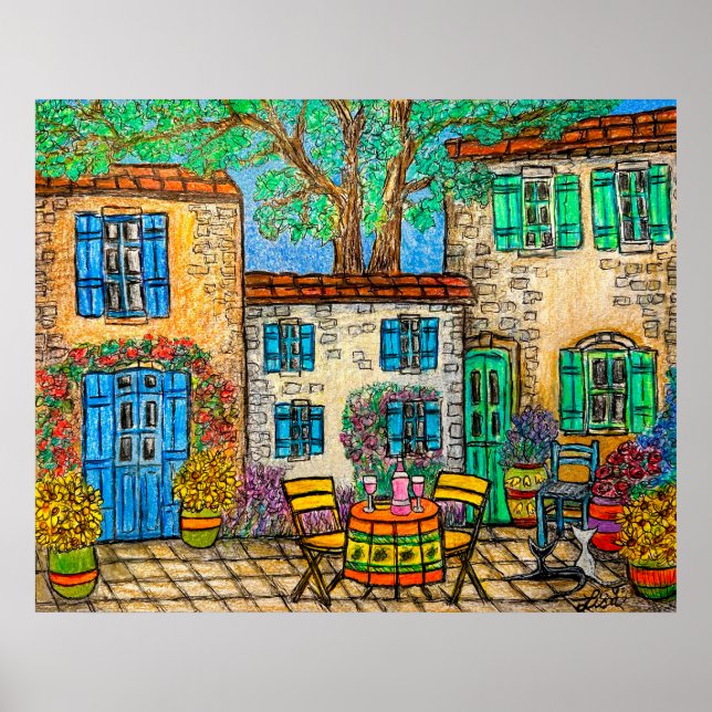 Memories of Provence Poster Print by Lisa Lorenz (Front)