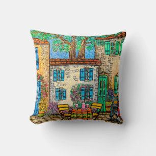 Memories of Provence Throw Pillow