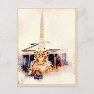 Memories of Rome: Pantheon Postcard