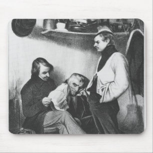 Memories of Sainte-Pelagieillustration Mouse Mat