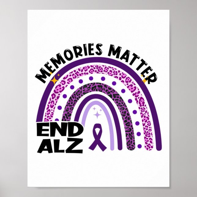Memories Problem End Heimerheimer Heimer Awareness Poster (Front)