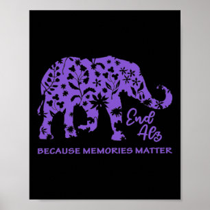 Memories Problem Heimer Brain Awareness Poster