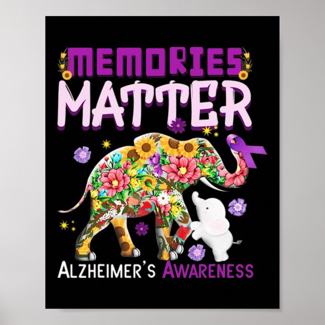 Memories Problem Heimer Heimer's Awareness  Poster (Front)