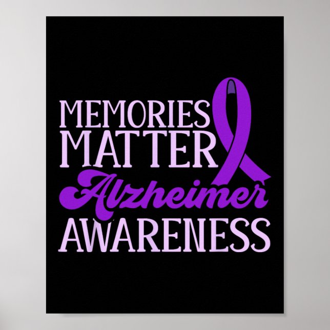 Memories Problem Heimerheimer Awareness End Heimer Poster (Front)
