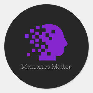 Memories Problem Heimerheimer  Classic Round Sticker