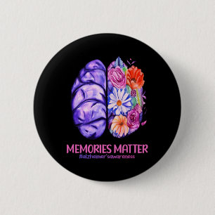 Memories Problem Heimerheimer Purple Heimerheimer' 6 Cm Round Badge