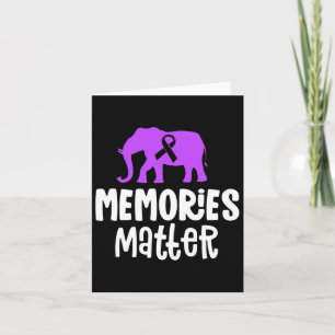 Memories Problem Heimerheimer Purple Ribbon Awaren Card